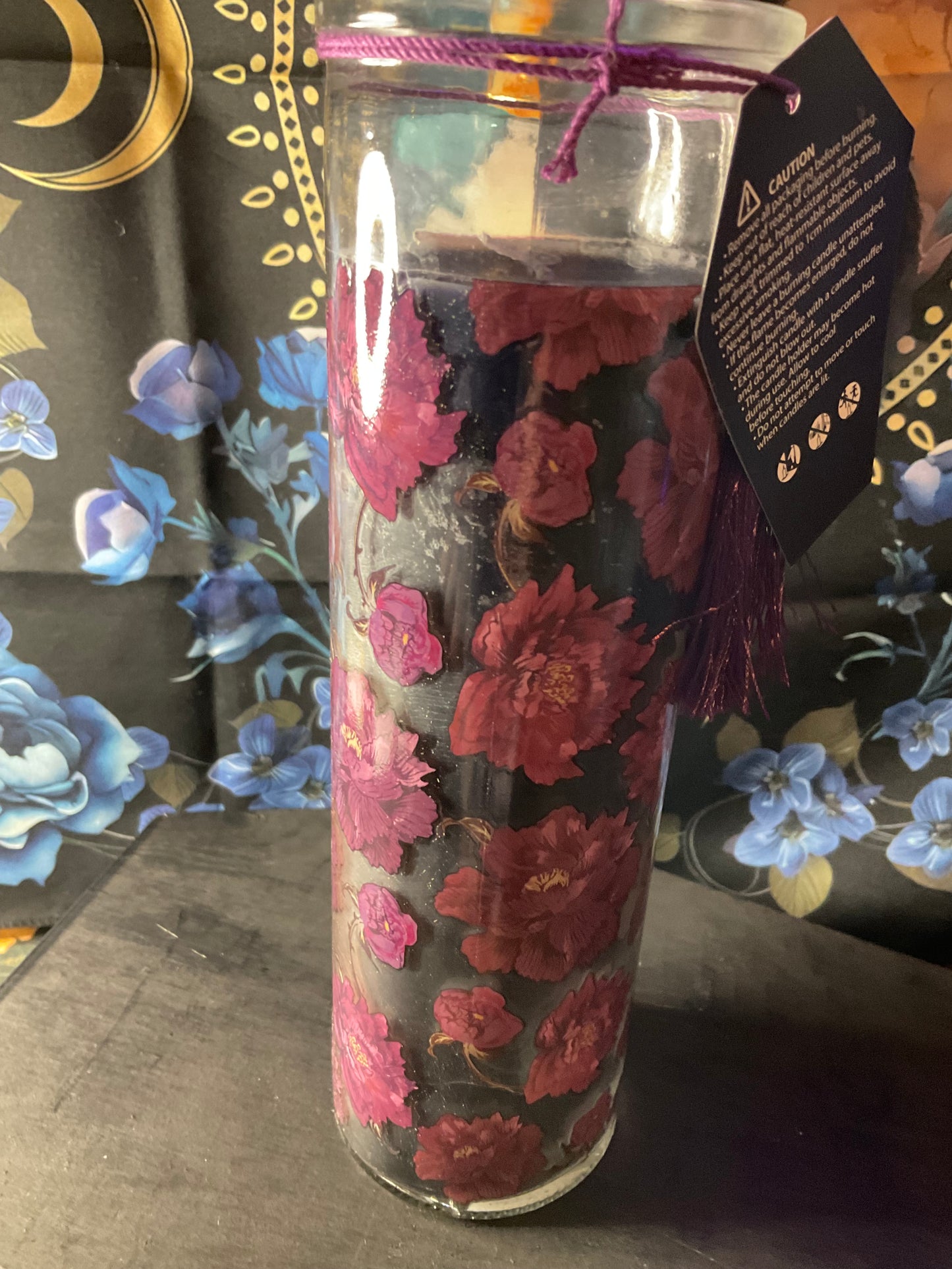 Dark Romance 7 Day Candle. Opium
