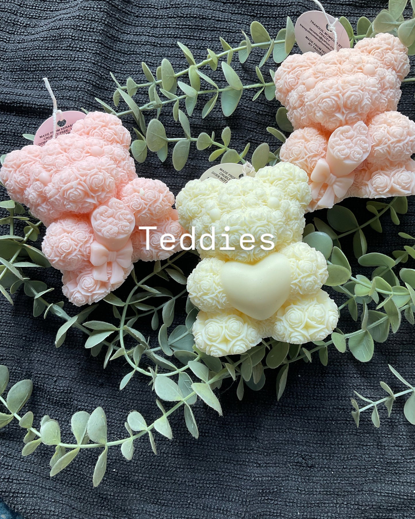 Vegan Soy Wax. Bear Candle