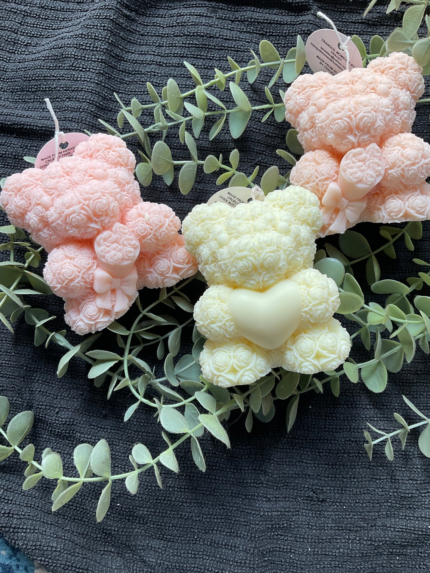 Vegan Soy Wax. Bear Candle