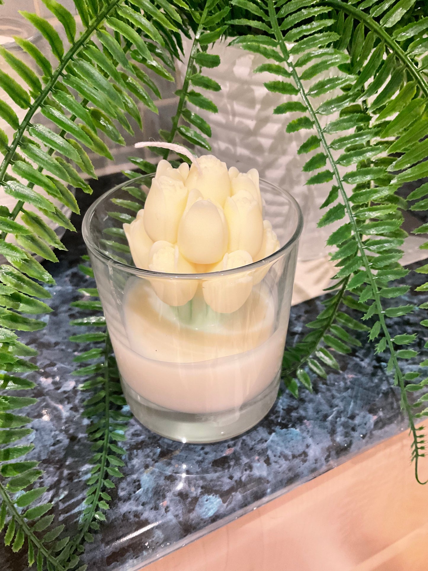 Vegan Soy Wax Tulip Candle