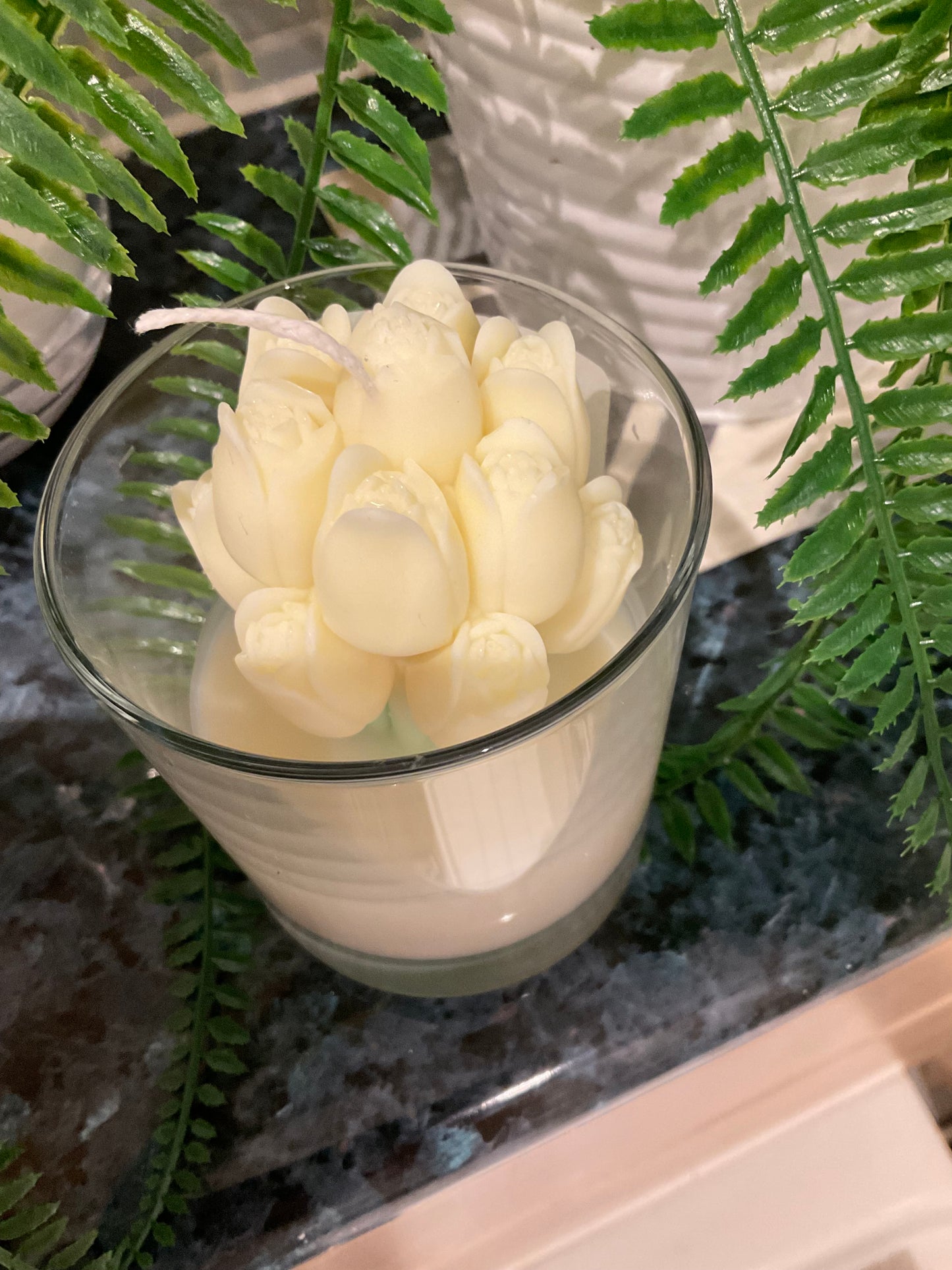 Vegan Soy Wax Tulip Candle