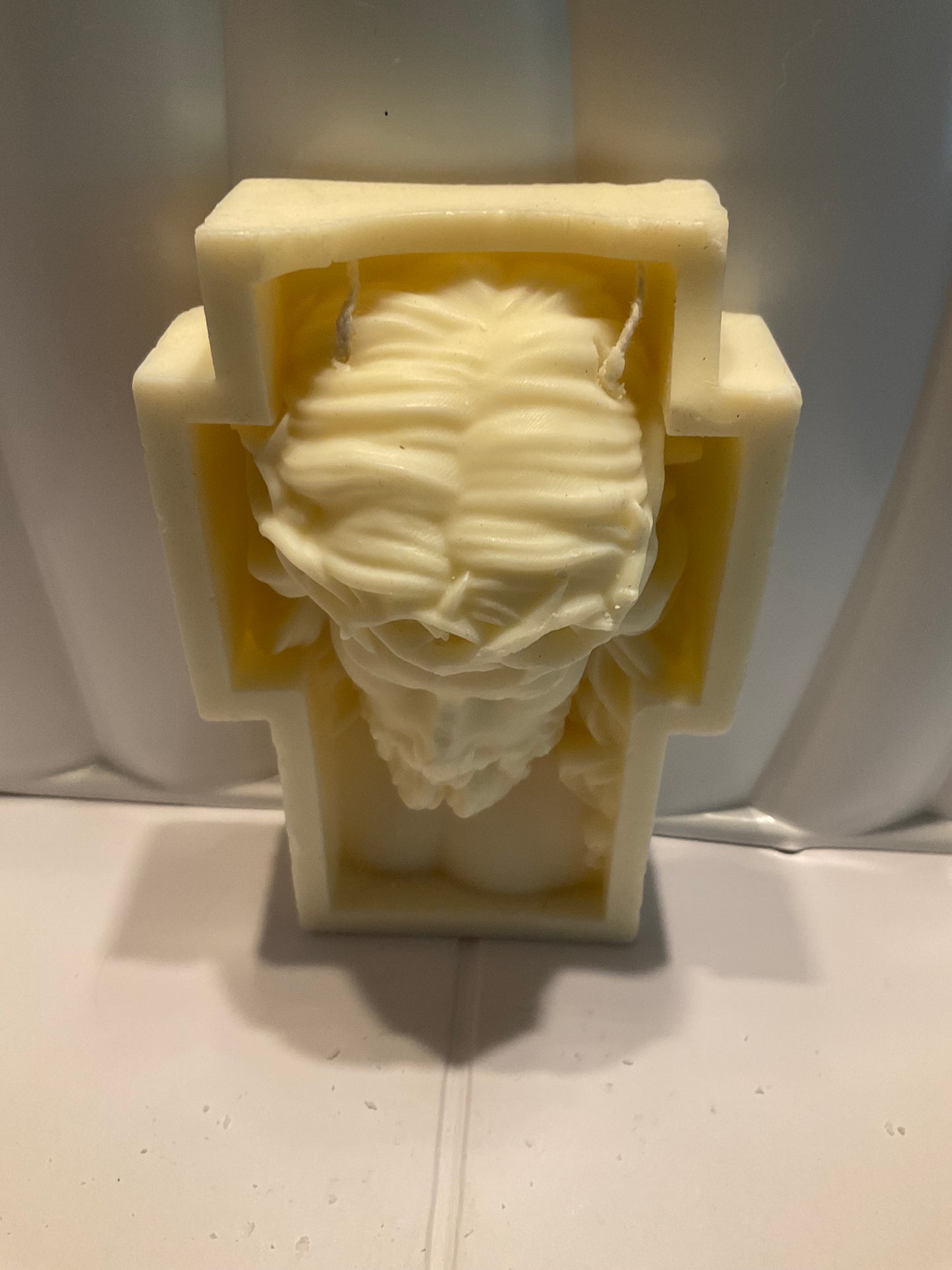 Jesus soy wax Candle