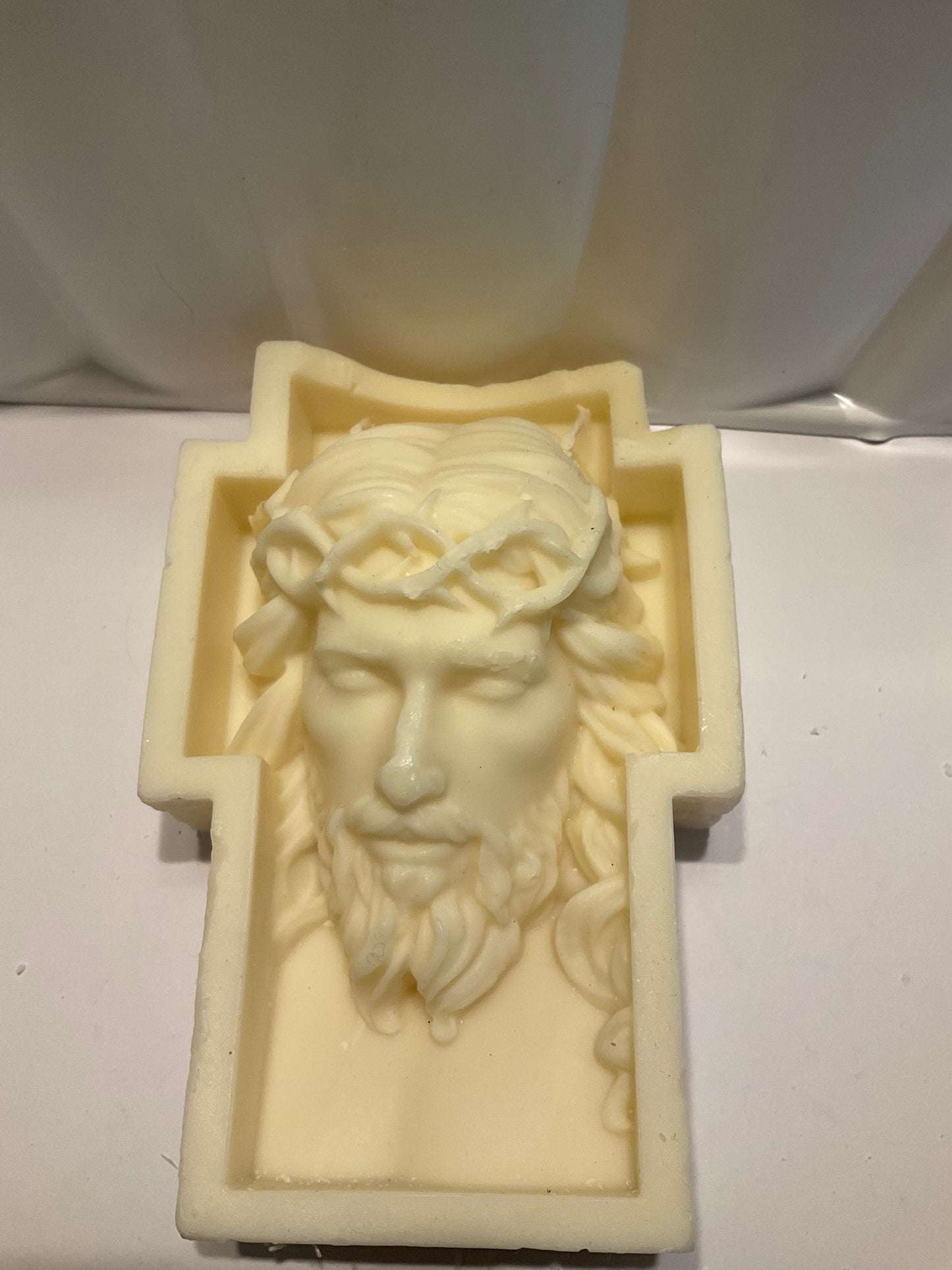 Jesus soy wax Candle
