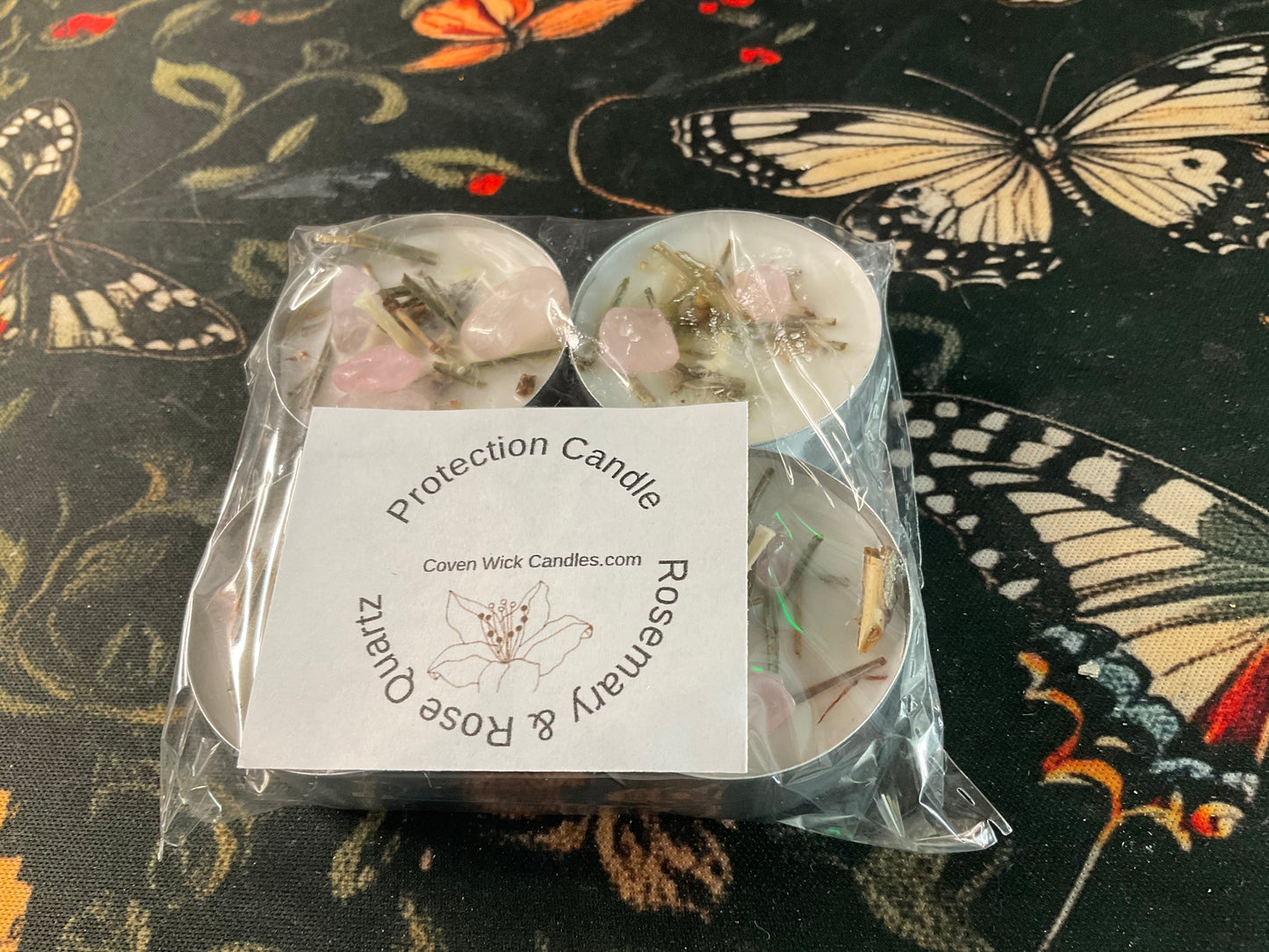 Handmade tea light Intention  Candles