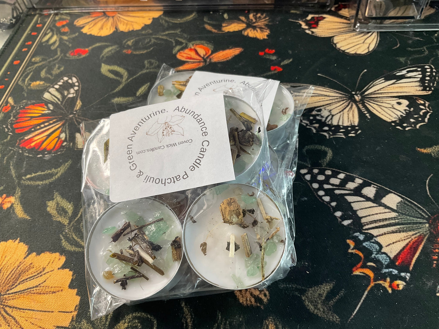 Handmade tea light Intention  Candles