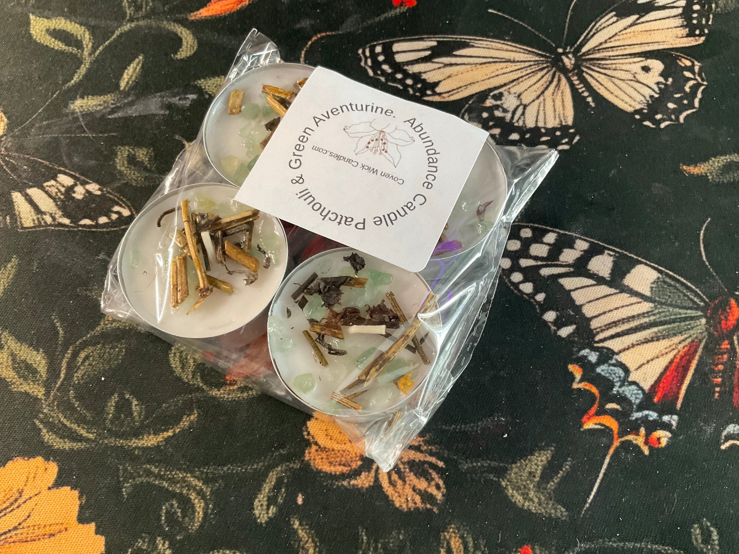 Handmade tea light Intention  Candles