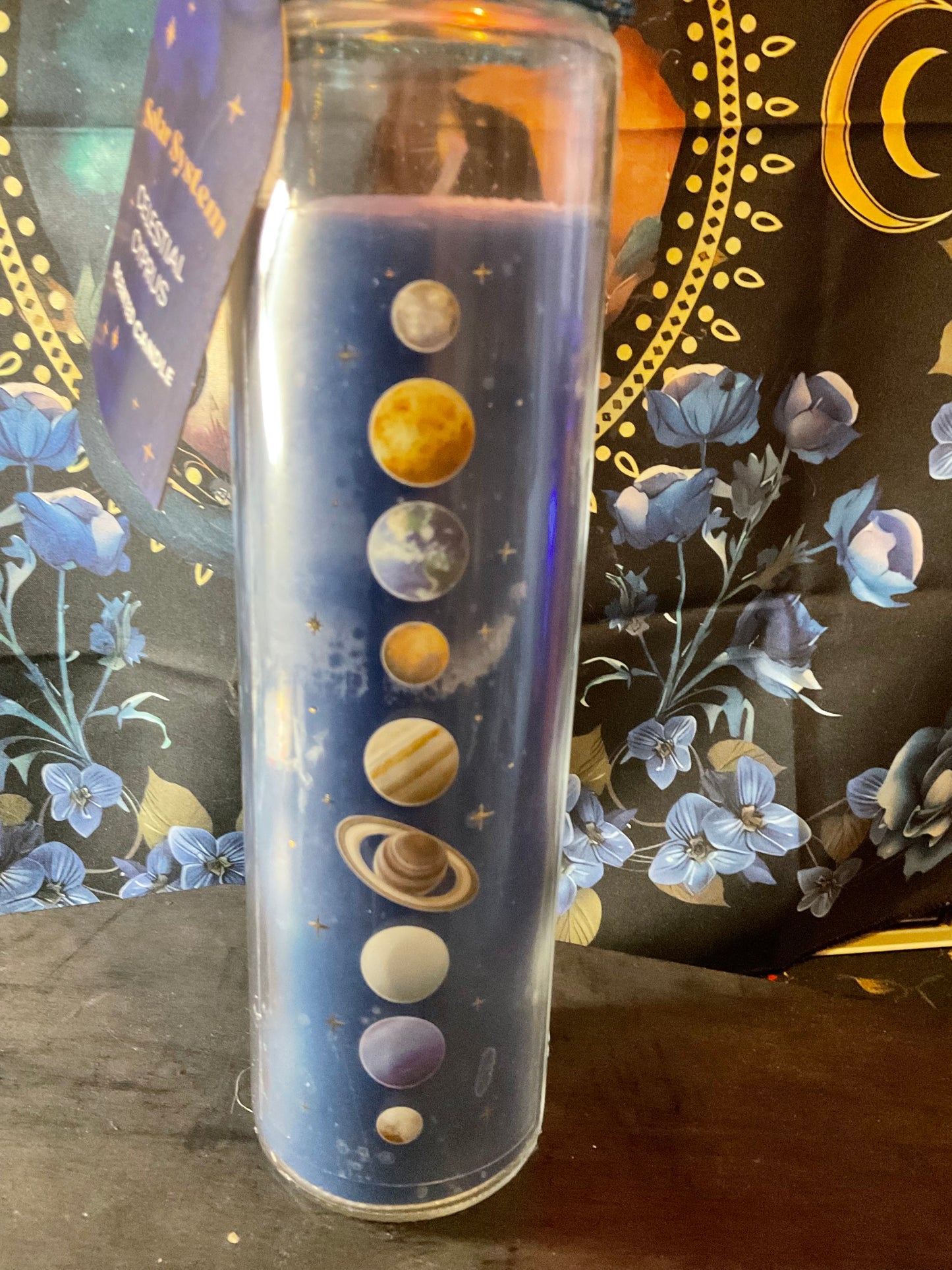 Solar System 7 Day Candle