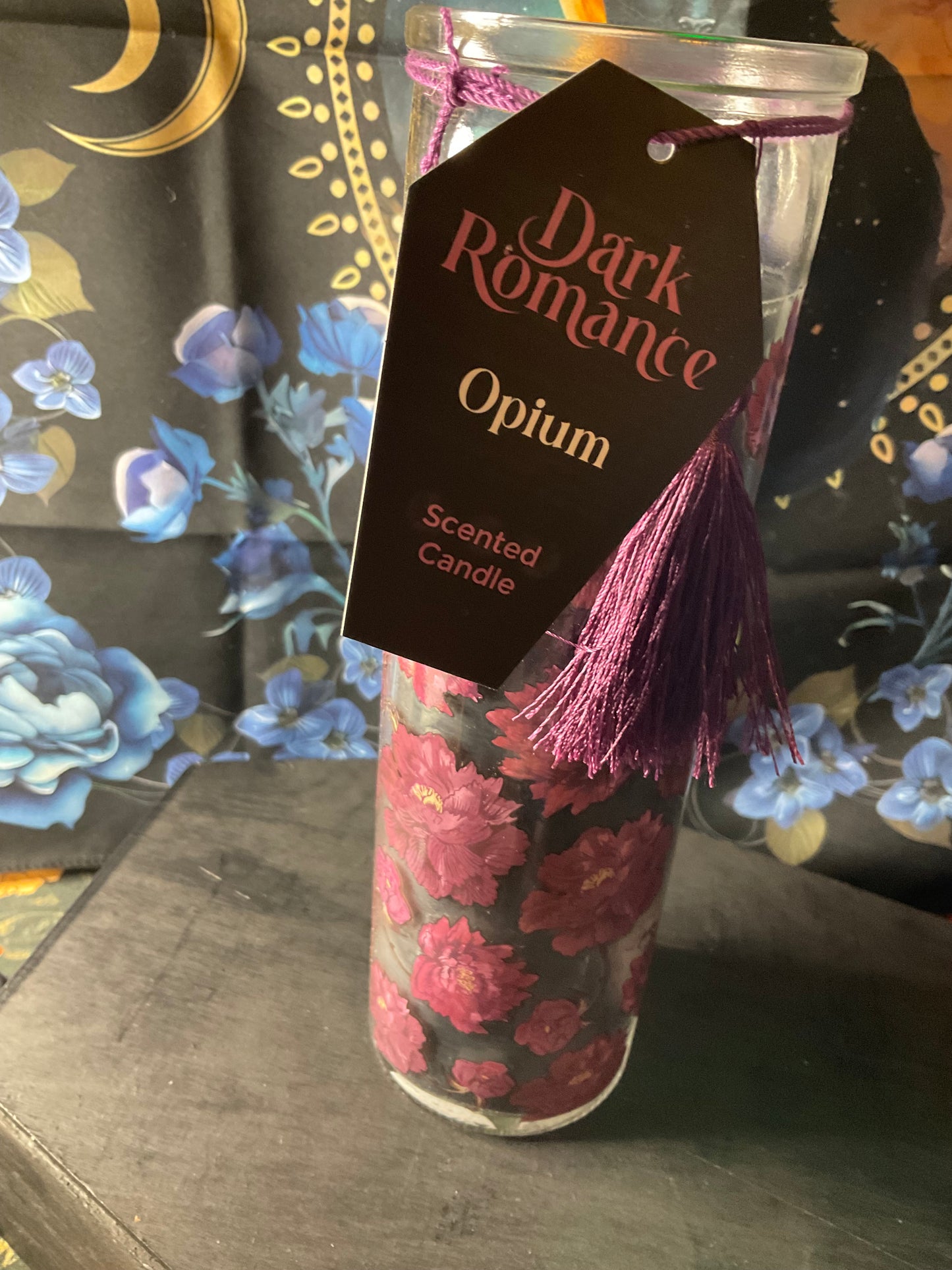 Dark Romance 7 Day Candle. Opium