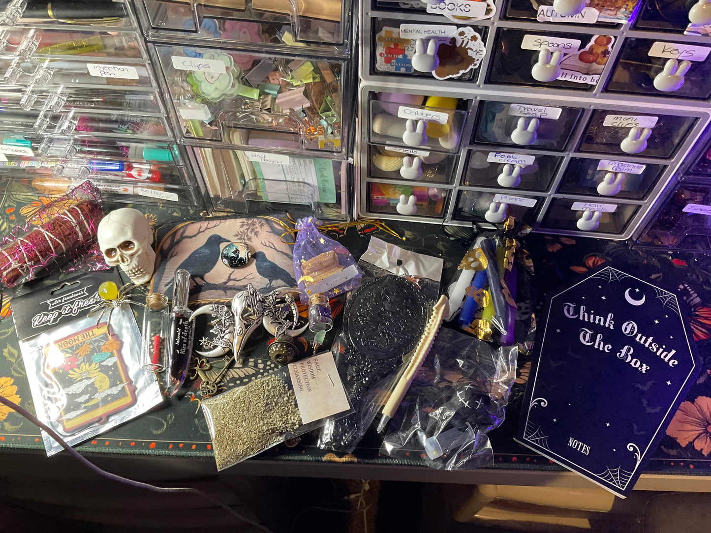 Mystery book of spells witchy collection.