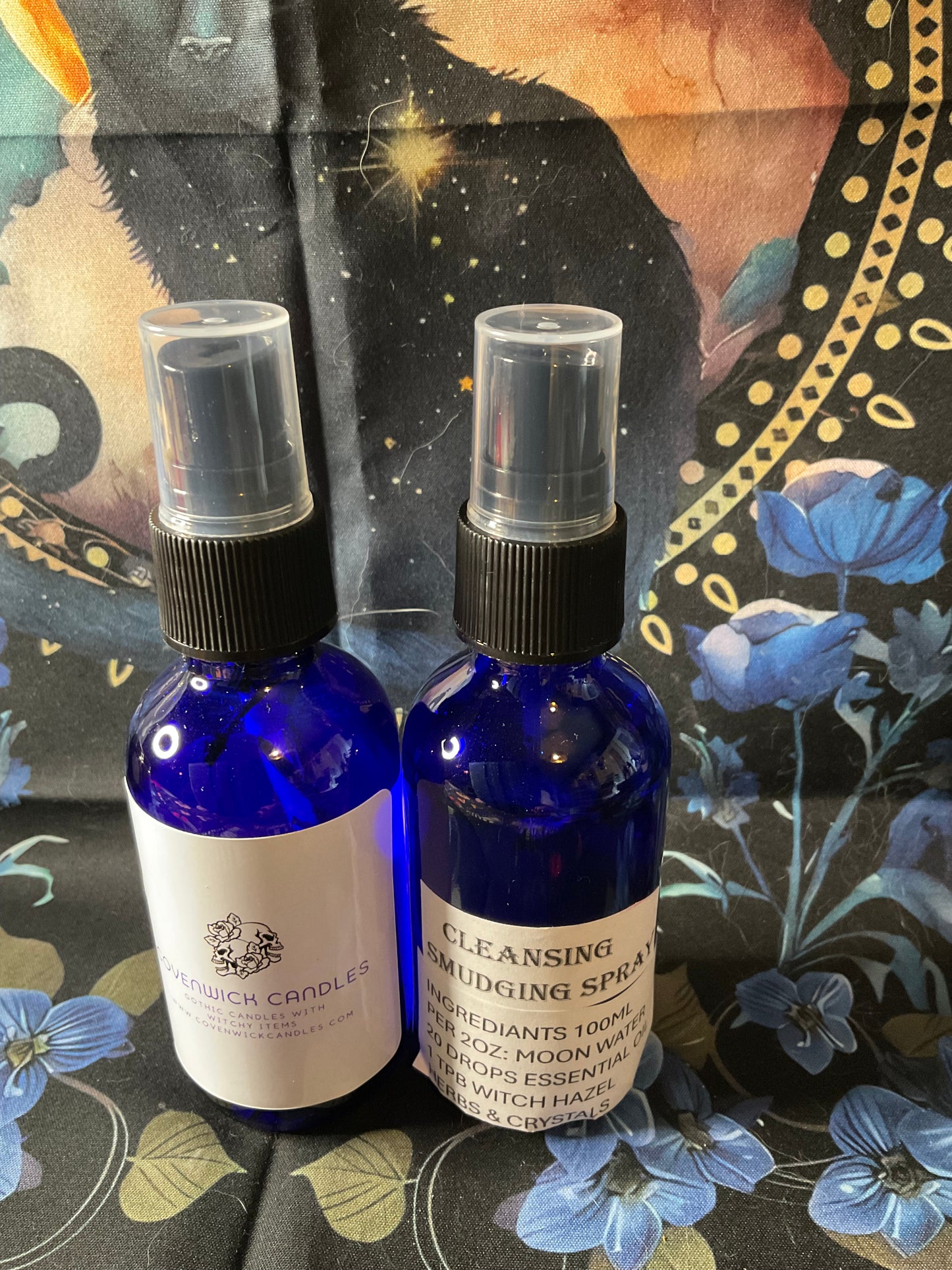 Smudging spray for cleansing, protection, prosperity and for High Vibration Energy