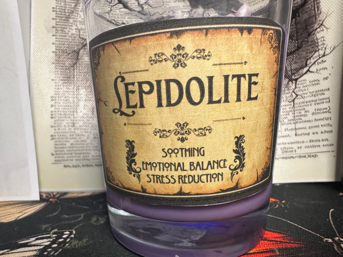 Crystal Grimoire soy wax candle Collection