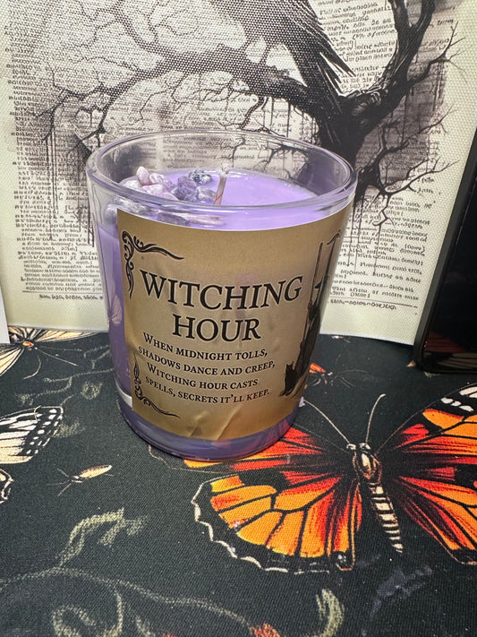 Crystal Grimoire soy wax candle Collection