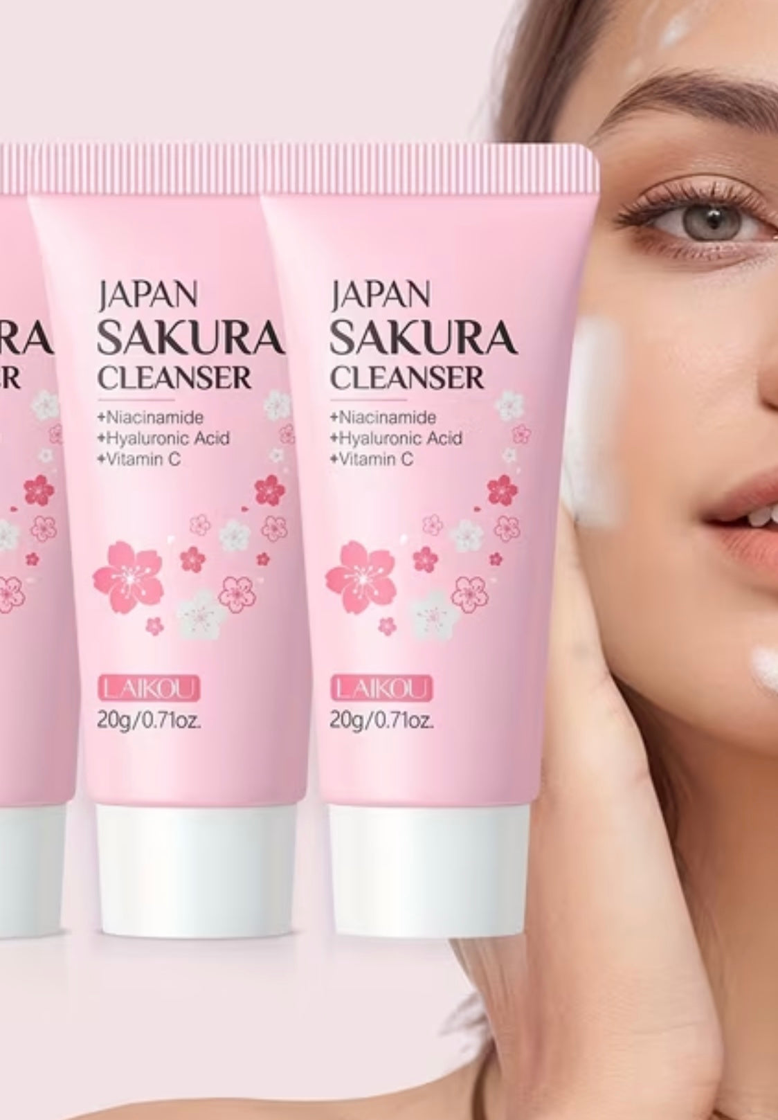 The Japanese Sakura self care and stationary  Bundle