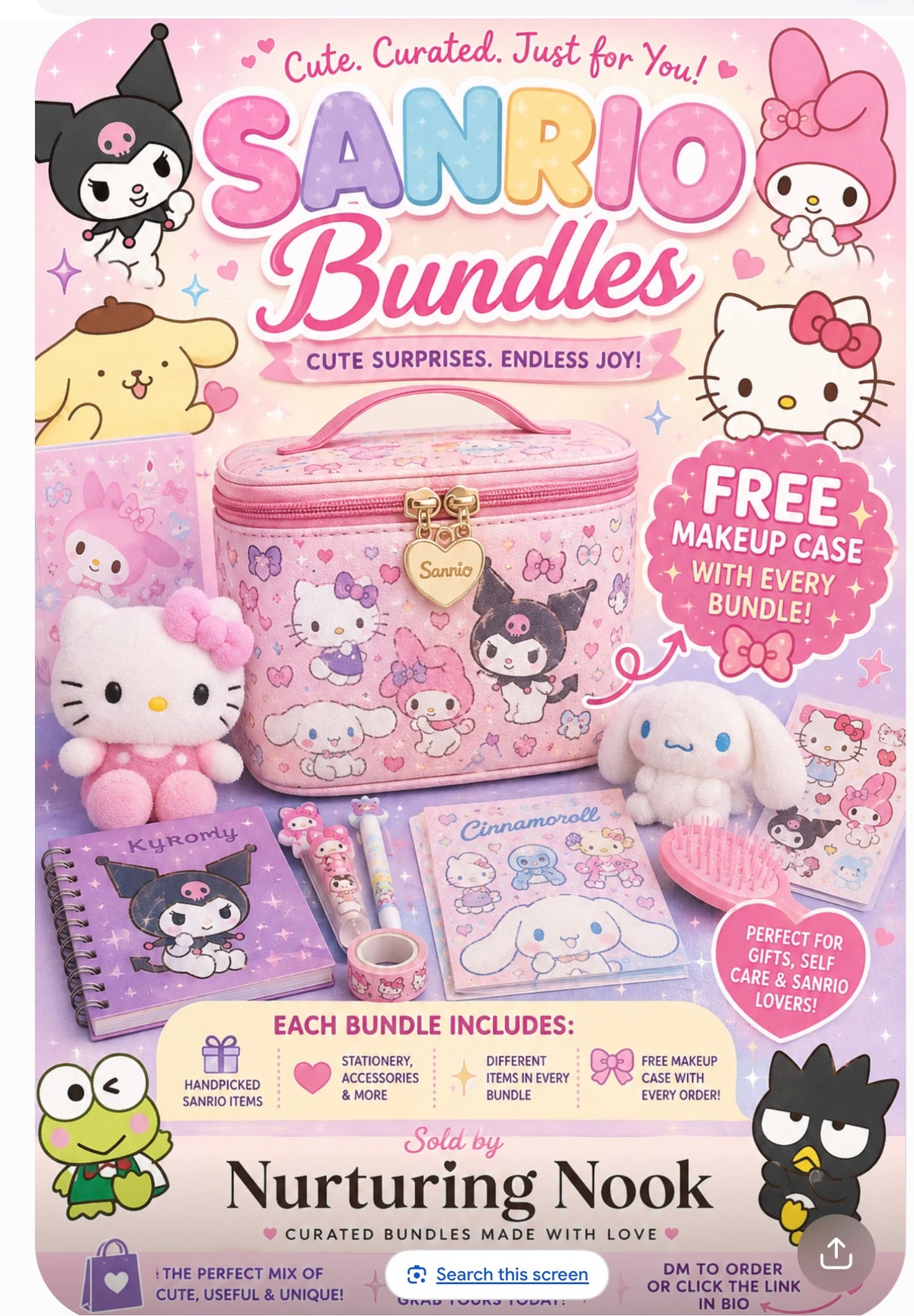 15 balls Sanrio Mystery Bundle